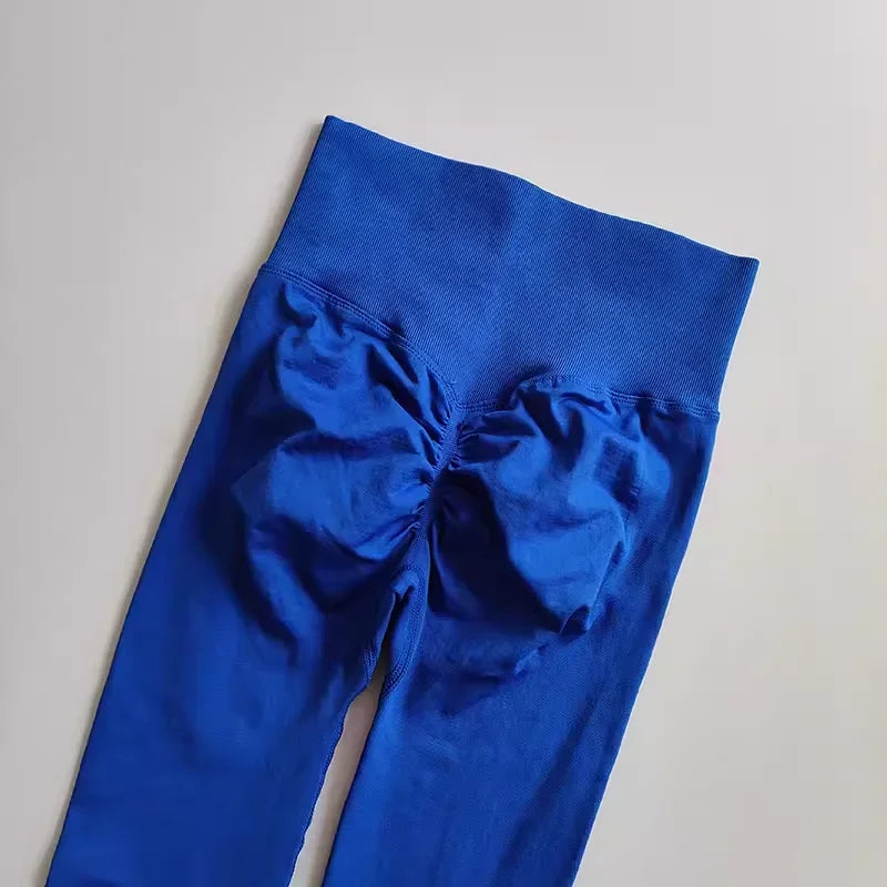 High Waist Seamless Yoga Leggings for Women Push-Up Sport Fitness Workout Scrunch Butt Tights Running Hip Lift Elastic Gym Pants