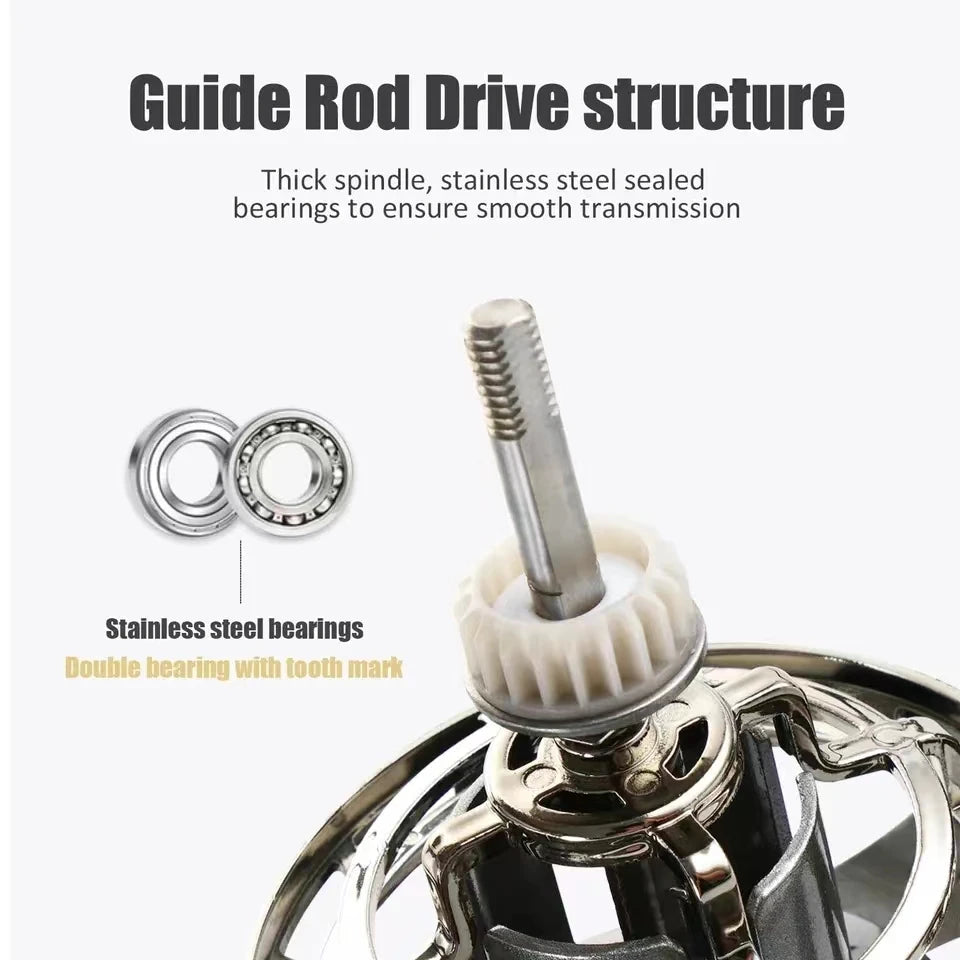 Stainless Steel Bearing Spinning Fishing Reel 8000 9000 10000 12000 14000 25KG Powerful Reel Saltwater Fresh Water Drag