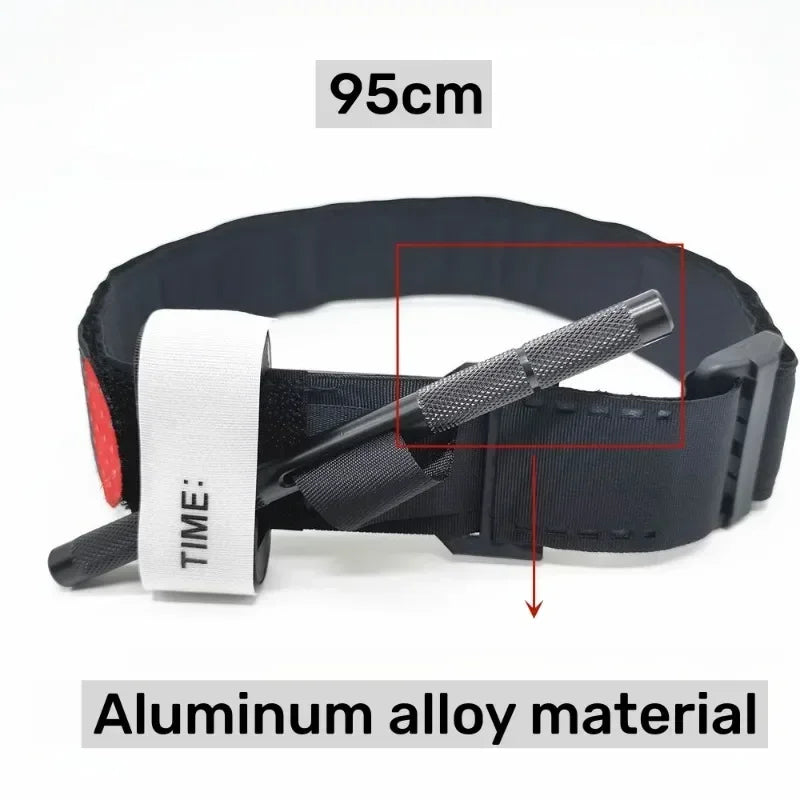 Tactical First Aid Rotary Pressure Aluminum Rod Tourniquet Hiking Militar Outdoor Camping Survival Gear Molle Rescue Tools 2027