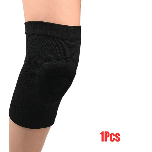 1Pcs Silicone Thin Knee Pads Fitness Dance Skating Sport sknee Pads Basketball Pressurized Cycling Roller Skating