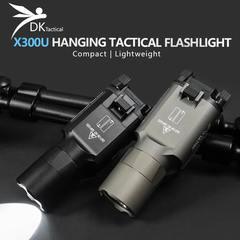 US Warehouse Tactical SF X300 X300U M600C M300 Flashlight Hunting Weapon Scout Light Airsoft Lamp Accessories Fit 20mm Rail