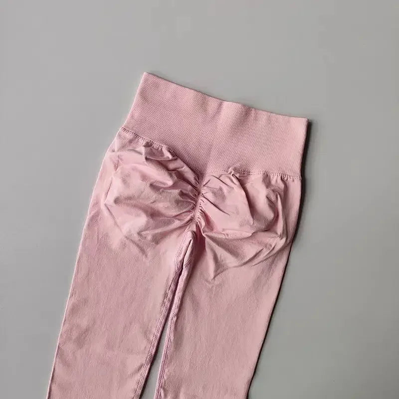 High Waist Seamless Yoga Leggings for Women Push-Up Sport Fitness Workout Scrunch Butt Tights Running Hip Lift Elastic Gym Pants