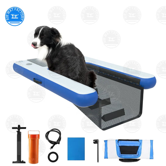 Summer Inflatable Pet Ramp, Dog Water Ramp, Boat Float, Dock, Pool Large Dog Climb Out of Water