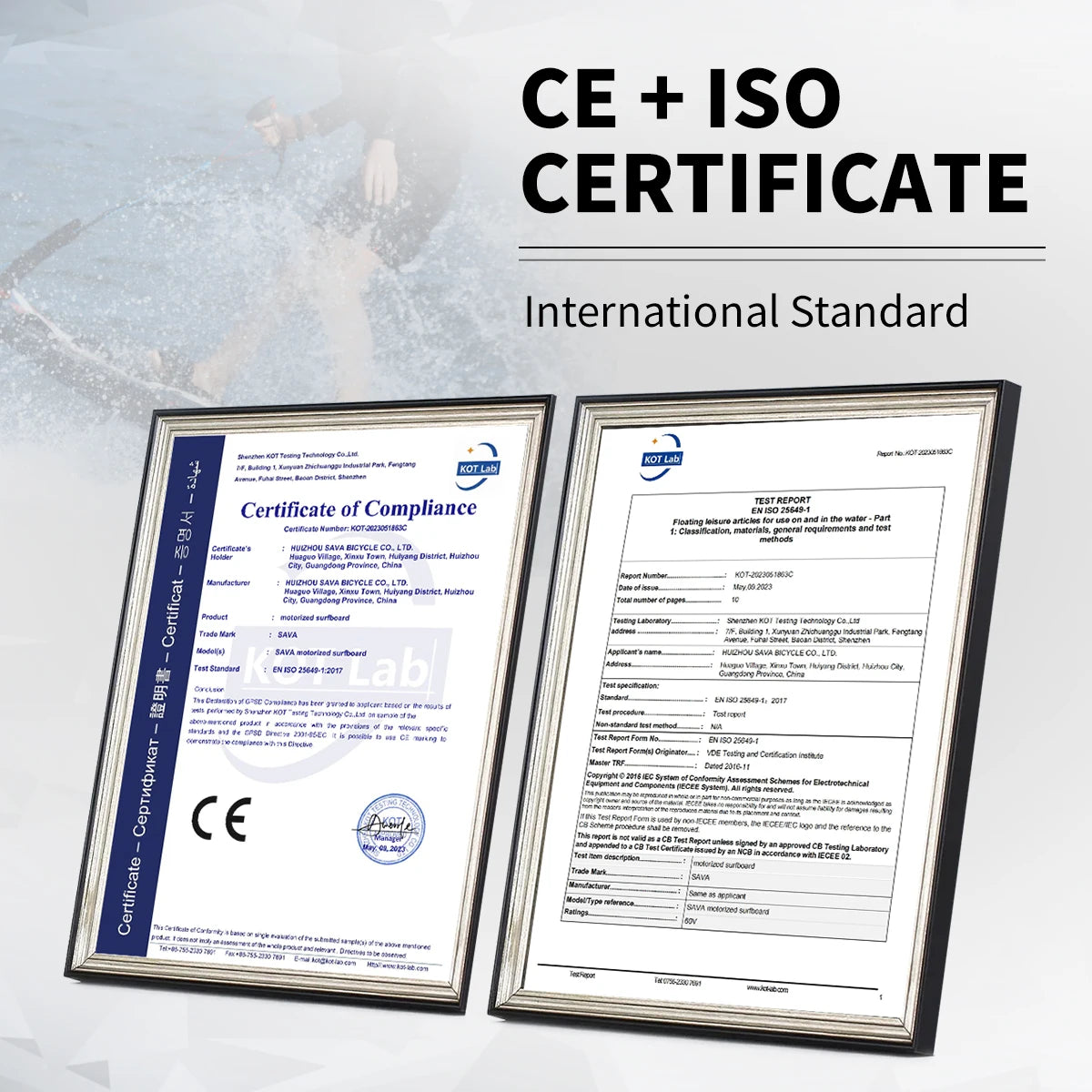 Ships from US Jet Surfboard Carbon Fiber Surfboard Gas-Powered Surfboard with 109cc Engine Powered Surfboard