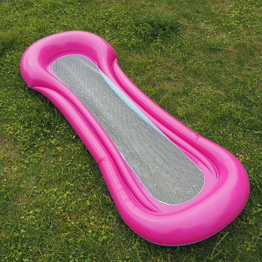 Water Hammock Recliner Inflatable Floating Swimming Mattress Sea Swimming Ring Pool Lounge Bed Float Pool Lounge Chair with Pump