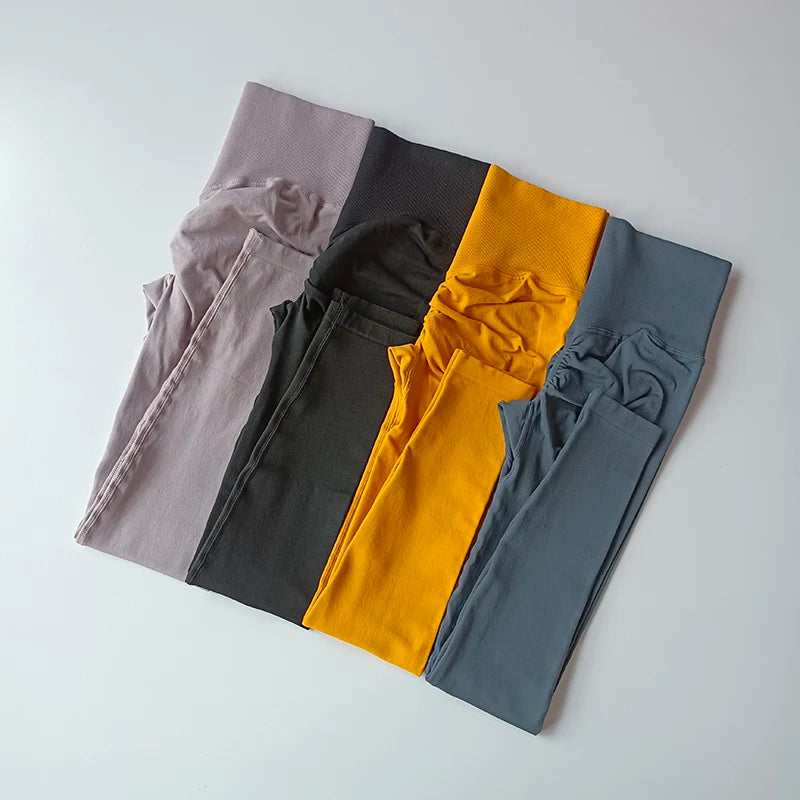 High Waist Seamless Yoga Leggings for Women Push-Up Sport Fitness Workout Scrunch Butt Tights Running Hip Lift Elastic Gym Pants