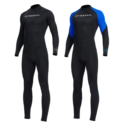 Men Diving Skin Clothes with Zipper Sunscreen Snorkeling Surfing Swimsuit Elastic Anti-scratch Breathable Water Sports Equipment