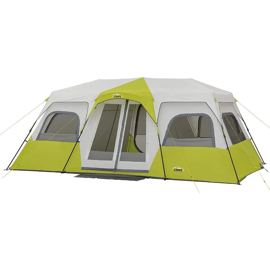 Instant Cabin Tents 6 Person/ 9 Person/ 10 Person/ 12 Person Family Cabin Multi Room Pop Up Tents Car Camping Included Storage