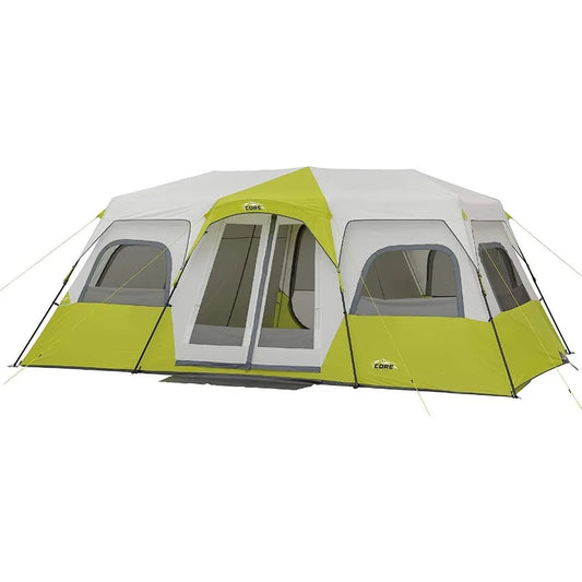 Instant Cabin Tents 6 Person/ 9 Person/ 10 Person/ 12 Person Family Cabin Multi Room Pop Up Tents Car Camping Included Storage