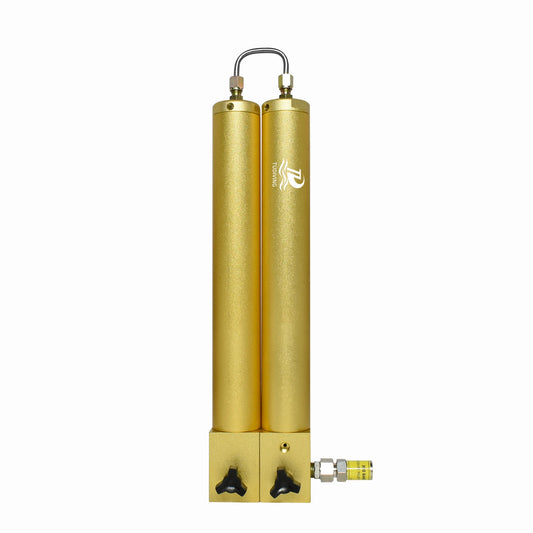 TUDIVING-PCP Air Compressor Oil Water Separator,4500Psi Air Filter,Two Stage Filtration Air Filter for Scuba Diving Compressor